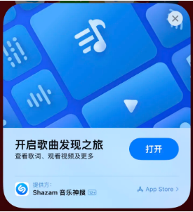 虎门镇苹果14维修站分享iPhone14音乐识别功能使用方法 