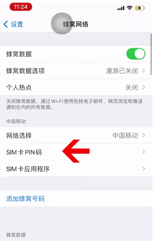 虎门镇苹果14维修网分享如何给iPhone14的SIM卡设置密码 