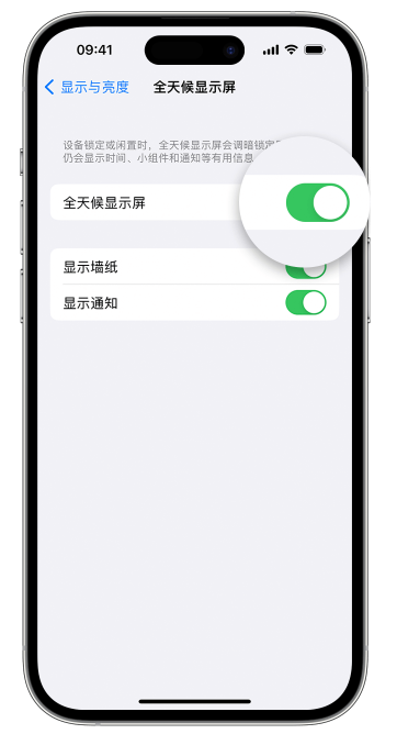 虎门镇苹果14维修店分享如何自定义 iPhone 14 Pro 常亮显示屏 