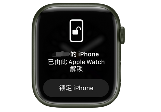 虎门镇苹果手机维修分享用 AppleWatch 解锁配备面容 ID 的 iPhone方法 